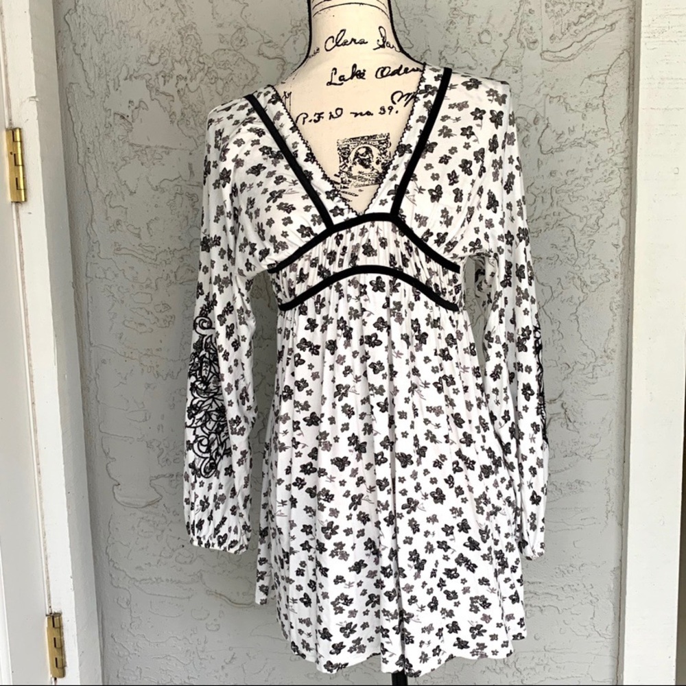 Topshop Floral Mini Dress